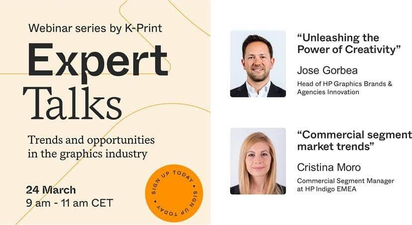Grafkom member K-Print is inviting to print webinars