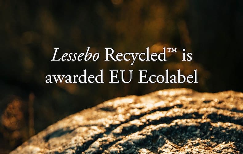 Lessebo Recycled awarded the EU Ecolabel