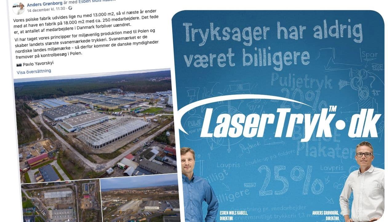 Building giant printing plant in Poland