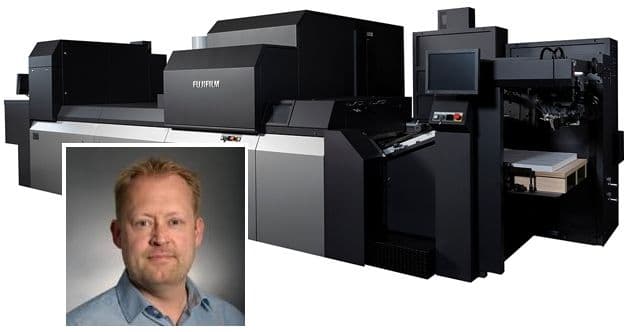 Edvard Schneidler takes Fujifilm’s sheet fed inkjet to the Nordics