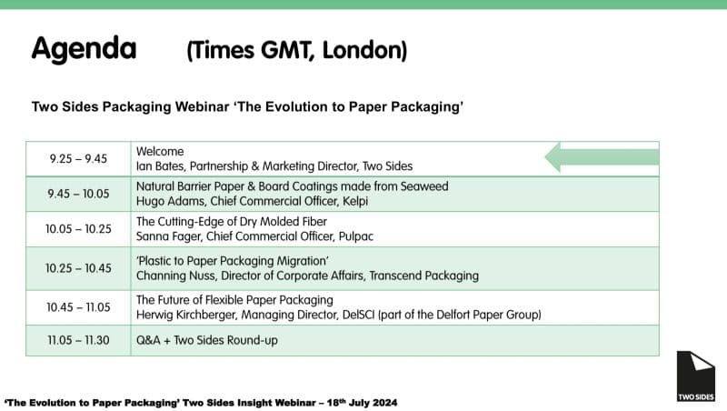 Join our free packaging seminar on July 18