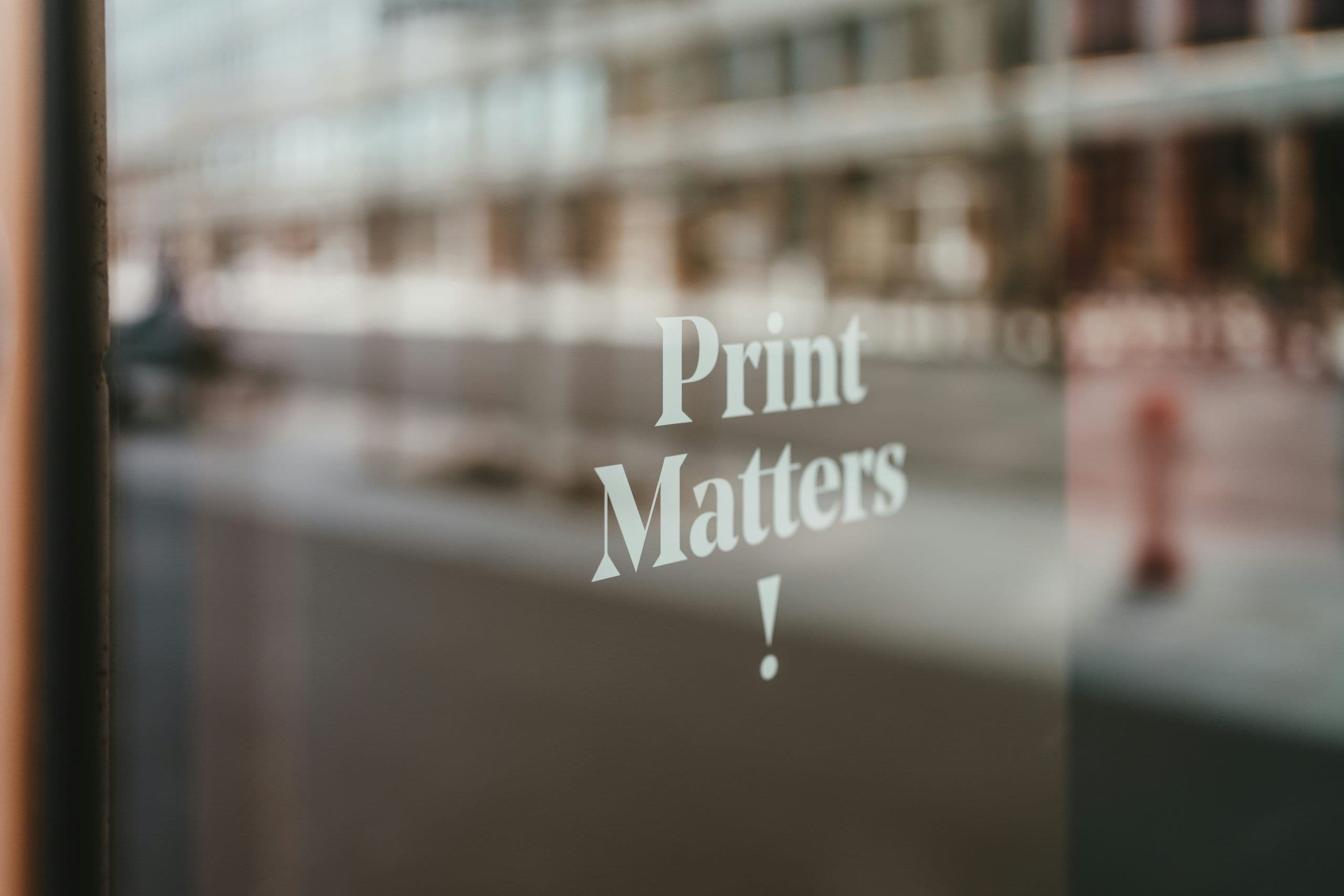 Come and listen to why print really matters!