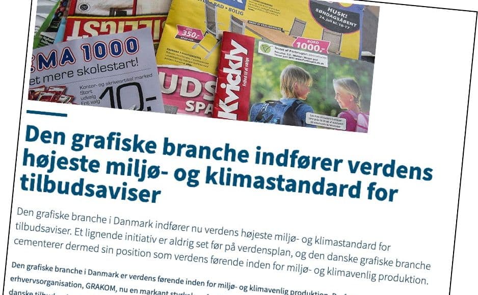 The Danish print association introduces environmental requirements to protect own printers