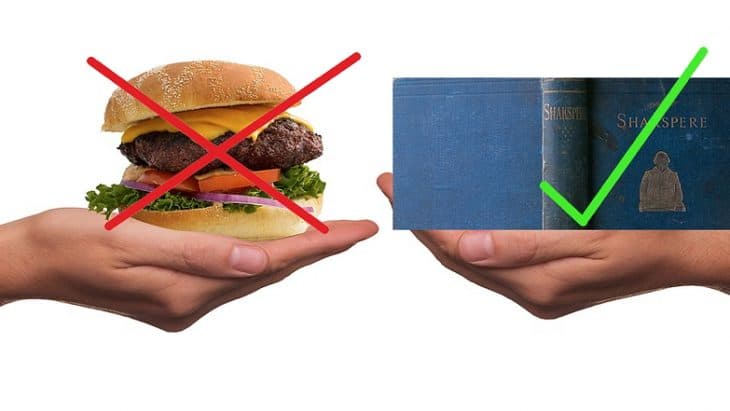 Skip the burger – buy a book